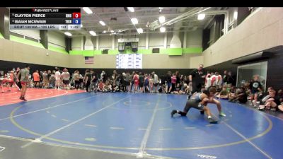 120 lbs Round Of 16 - Clayton Pierce, Knightfall Wrestling Club vs Isaiah McSwain, Teknique Wrestling