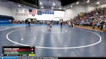 70 lbs Quarterfinal - Tyrus Connors, Clear Creek Middle School vs Anthony Gilbert, Laramie Middle School