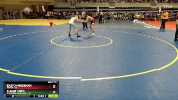 125 lbs Champ. Round 1 - Easton Rossman, Rocori vs Elijah O`Dea, NYM (New York Mills)