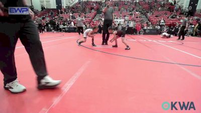 49-52 lbs Consi Of 4 - Beckett Rupp, Perry Wrestling Academy vs Azayla Mitchell, El Reno Wrestling Club