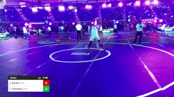 157 lbs Round Of 32 - Jaxon Ayres, Nebraska Wrestling Training Center vs Travis Johnson, Unattached