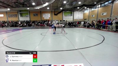 106 lbs Round Of 32 - James Spinney, Rockland vs Robert Newton, Scituate-RI