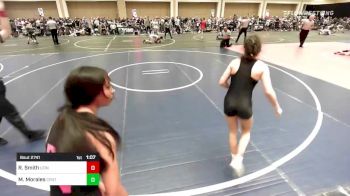 101 lbs Quarterfinal - Raenah Smith, Lionheart vs Megan Morales, Central Westling