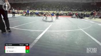 6A-113 lbs Quarterfinal - Brody Heusel, PIEDMONT vs Jimmy Swenson, PONCA CITY