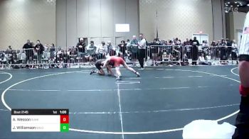 138 lbs Round Of 128 - Adis Wesson, Sunkids vs Jeremiah Williamson, Gold Rush Wr Ac