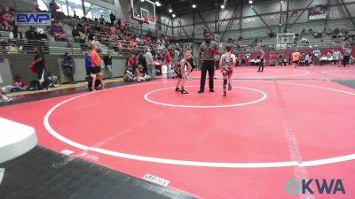 60 lbs Consolation - Brooks Clay, Skiatook Youth Wrestling vs Kaden Decker, Henryetta Knights Wrestling Club