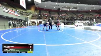 120 lbs Champ. Round 1 - Issac Torres, Sunkist Kids Monster Garage vs Jacob Lopez, California