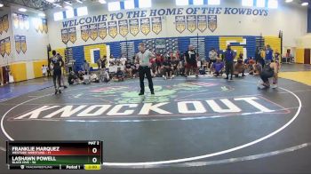 285 lbs Round 5 (8 Team) - Franklie Marquez, Westside Wrestling vs Lashawn Powell, Black Hive