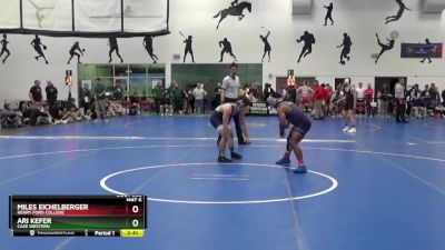 133 Freshman/Soph 5th Place Match - Miles Eichelberger, Henry Ford College vs Ari Kefer, Case Western