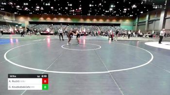 197 lbs Round Of 32 - Asher Ruchti, Southern Oregon vs Garavous Kouekabakilaho, Grand View