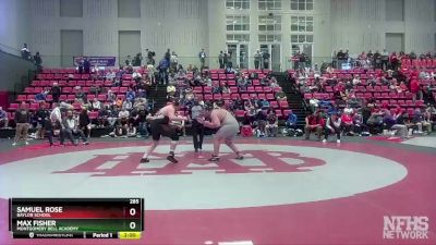 285 lbs Semifinal - Max Fisher, Montgomery Bell Academy vs Samuel Rose, Baylor School