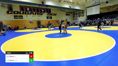 116 lbs Quarterfinal - Aaron Meza, St. John Bosco vs Jadyn Wren, Clovis East