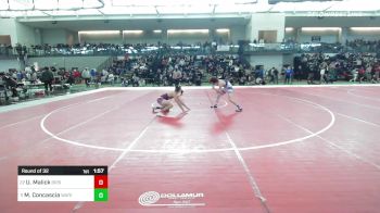 152 lbs Round Of 32 - Umar Malick, Bristol Central vs Mason Concascia, Waterford