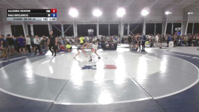 105 lbs Champ. Rd Of 16 - Allegra Keaton, Team Miron vs Kali DeClercq, ISI