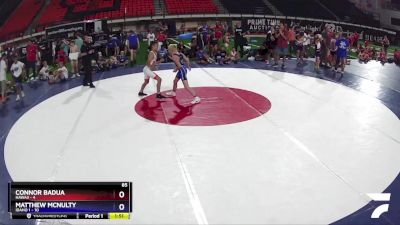 85 lbs Round 3 (8 Team) - Connor Badua, Hawaii vs Matthew McNulty, Idaho 1