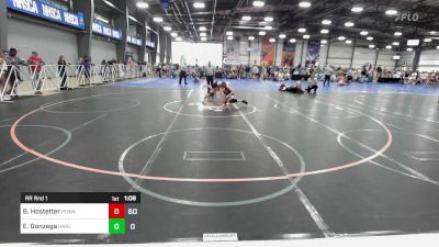 135 lbs Rr Rnd 1 - Blake Hostetter, POWA vs Ethan Gonzaga, Harlem Wrestling Academy