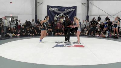 63 lbs Rr Rnd 1 - Abigail Pursley, Carolina Gold vs Mila Mantanona, Surfside Girls - W