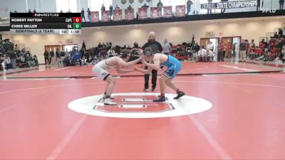 215 lbs Semifinals (8 Team) - Chris Miller, Salesianum vs Robert Payton, Cape Henlopen