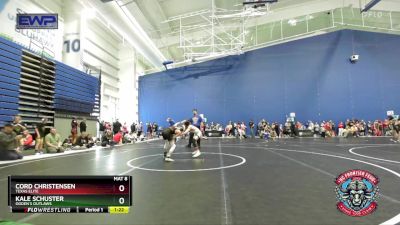 80 lbs Quarterfinal - Kale Schuster, Ogden`s Outlaws vs Cord Christensen, Texas Elite