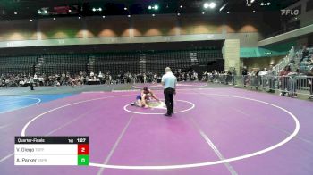 126 lbs Quarterfinal - Vania Diego, Toppenish vs Ava Parker, Spanish Springs