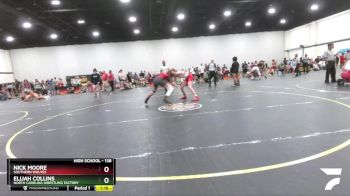 138 lbs Cons. Round 5 - Elijah Collins, North Carolina Wrestling Factory vs Nick Moore, Southern Wolves