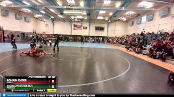 128-129 lbs Round 2 - Romain Ryder, Sidney vs Jackson Streeter, Pinedale