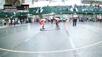 125 lbs Champ. Round 2 - Ayden Bollinger, Indiana vs Joshua Vazquez, Northern Illinois