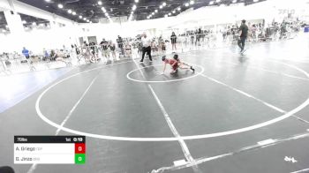 70 lbs 3rd Place - Ahren Griego, Top Rank vs Giovanni Jinzo, Dog Pound WC