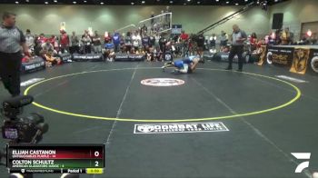 96 lbs Finals (8 Team) - Colton Schultz, American Gladiators-Havoc vs Elijah Castanon, Untouchables Purple