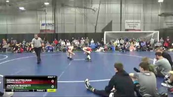 100 lbs Semis & 1st Wrestleback (8 Team) - Devin Nuttelman, Nebraska Black vs Jackson Bassett, Missouri Avengers