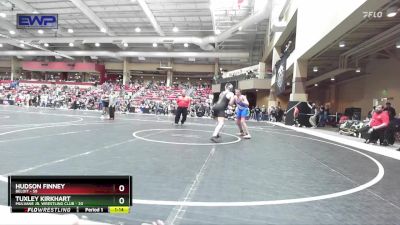 165 lbs Cons. Round 2 - Tuxley Kirkhart, Mulvane Jr. Wrestling Club vs Hudson Finney, Beloit