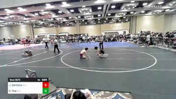 106 lbs Consi Of 16 #2 - Julian Santana, Silverback WC vs Elijah Poe, Silverback WC