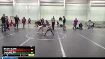 48 lbs Finals (2 Team) - Bradey Bleich, Mat Assassins vs Mason Simons, PA Alliance Red