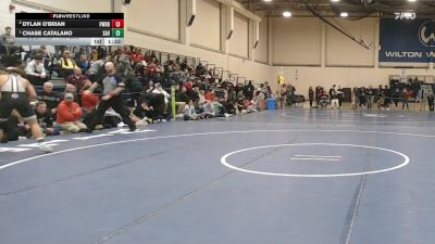 190 lbs Final - Dylan O'Brian, Fairfield Warde vs Chase Catalano, Xavier