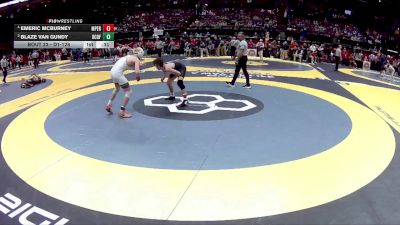 D1-126 lbs Cons. Round 2 - Blaze Van Gundy, Dub. Coffman vs Emeric McBurney, Mass. Perry