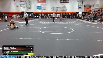120 lbs Cons. Semi - Claire Frugia, Scappoose vs Payton Mauldin, St. Helens