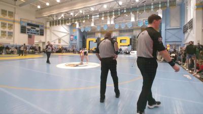 285 lbs Quarterfinal - Greg Lockett, Milford Senior vs Josh Pullin, McKean H S