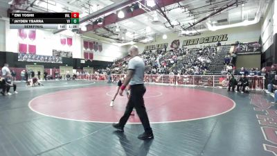 110 lbs Semifinal - Emi Yoshii, Walnut vs Jayden Ybarra, Victor Valley
