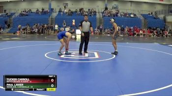 138 lbs Round 1 (4 Team) - Tucker Carroll, Battle Ground Academy vs Paul Lanier, Woodland, Cartersville