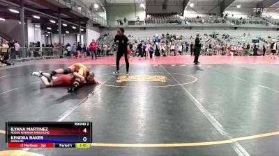 143 lbs Round 2 - Ilyana Martinez, Rogue Warrior Wrestling vs Kendra Baker, Missouri