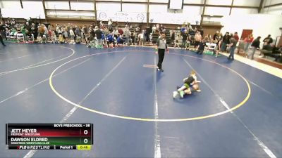 38 lbs Semifinal - Jett Meyer, Fremont Wrestling vs Dawson Eldred, Shootbox Wrestling Club