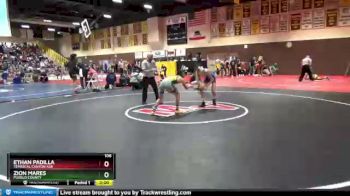 106 lbs Champ. Round 2 - Zion Mares, Pueblo County vs Ethan Padilla, Temescal Canyon Asb