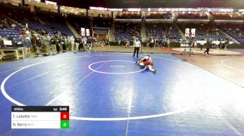 120 lbs Consi Of 16 #1 - TJ Labatte, Timberlane vs Nathan Barry, Beverly