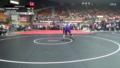 190 lbs Cons. Round 1 - Ryder Newton, Fort Scott Hs vs Hank Beard, Baldwin Hs