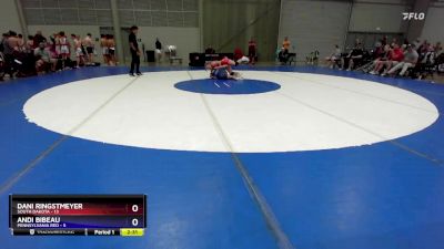 120 lbs Placement Matches (8 Team) - Dani Ringstmeyer, South Dakota vs Andi Bibeau, Pennsylvania Red