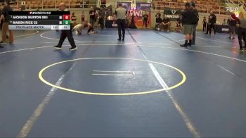 62 lbs 7th Place Match - Mason Rice C2, Reynoldsburg vs Jackson Burton SE1, Lakota East Youth Wrestling