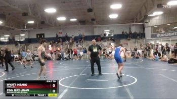 135 lbs Cons. Round 2 - Wyatt Inzano, Cadillac vs Finn Buchanan, Buchholz High School
