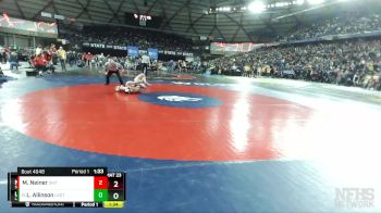 4A 138 lbs Champ. Round 1 - Levi Allinson, Lake Stevens vs Mitchell Neiner, South Kitsap