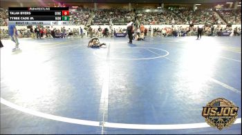 106 lbs Round Of 32 - Talan Byers, D3 Wrestling Cluib vs Tyree Cade Jr., Midwest City Bombers Youth Wrestling Club