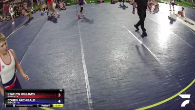 120 lbs Round 2 (8 Team) - Madden Hernandez, Idaho 1 vs Raylon Harman, Montana